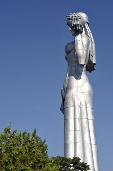 Monument Kartlis Deda Mother Kartli Tbilisi Editorial Stock Photo ...