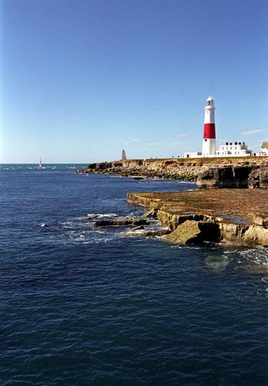 Portland Bill Lighthouse Dorset Britain Editorial Stock Photo - Stock ...