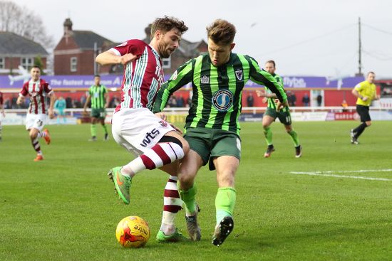 Jake Reeves Afc Wimbledon Forces Exeter Editorial Stock Photo - Stock ...
