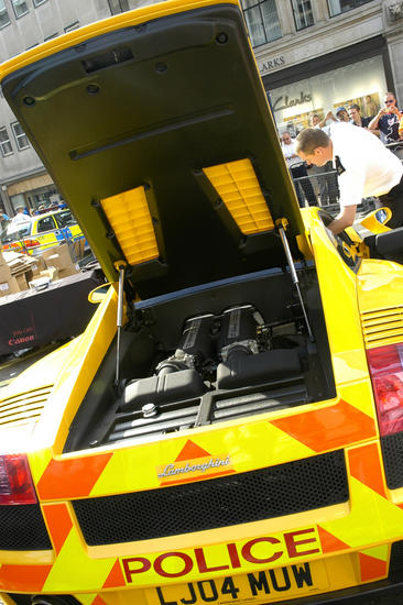 Engine Lamborghini Metropolitan Police Car Editorial Stock Photo