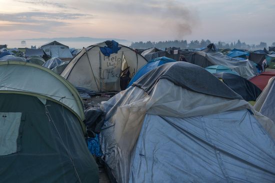 Thousands Refugees Stranded Idomeni Refugee Camp Editorial Stock Photo ...
