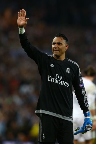 Real Madrid Goalkeeper Keylor Navas Celebrates Editorial Stock Photo -  Stock Image | Shutterstock