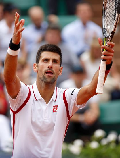 Novak Djokovic Serbia Celebrates On Match Editorial Stock Photo - Stock ...