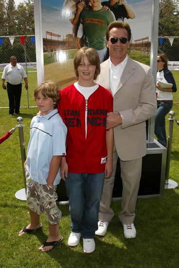 Arnold Schwarzenegger Sons Patrick Christopher Editorial Stock Photo ...