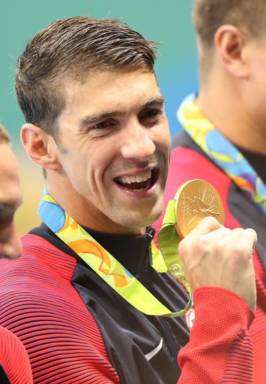 Swimming Gold Medal Winners Usas 4x100m Editorial Stock Photo - Stock ...