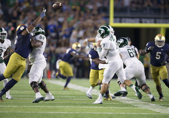 Michigan State Quarterback Tyler Oconnor 7 Editorial Stock Photo ...