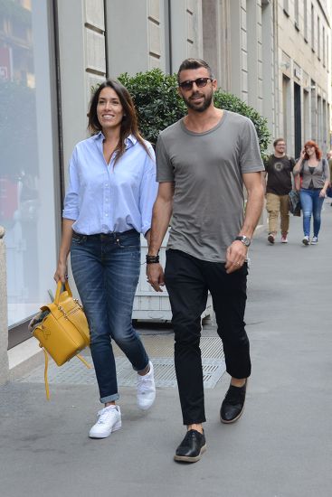 Andrea Barzagli Wife Maddalena Editorial Stock Photo Stock Image