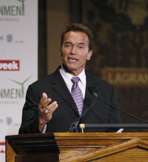Arnold Schwarzenegger Gives Keynote Address Environmental Editorial