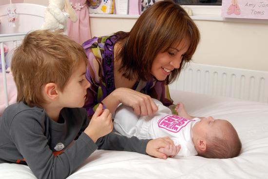Andrea Mclean Son Finlay Baby Amy Editorial Stock Photo - Stock Image ...