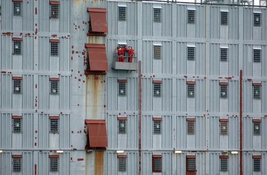 Former Prison Ship Hmp Weare Being Editorial Stock Photo - Stock Image ...