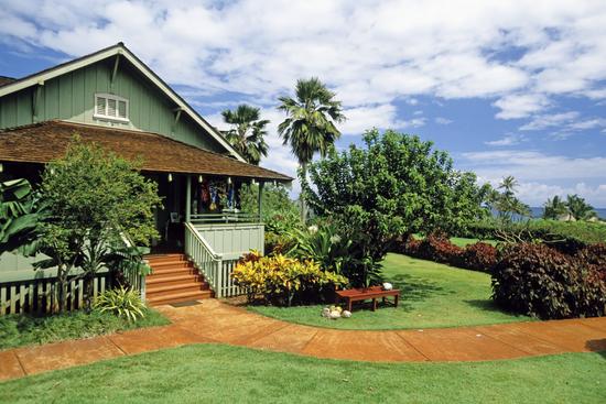 Typical Hawaiian House Kauai Island Hawaii Editorial Stock Photo ...