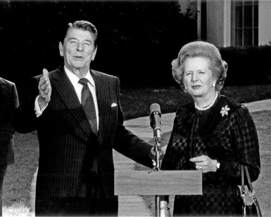 Ronald Reagan Margaret Thatcher Editorial Stock Photo - Stock Image ...