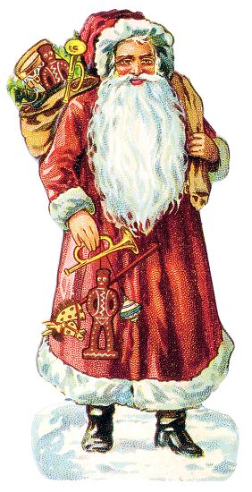 Santa Claus Historical Illustration Editorial Stock Photo - Stock Image ...