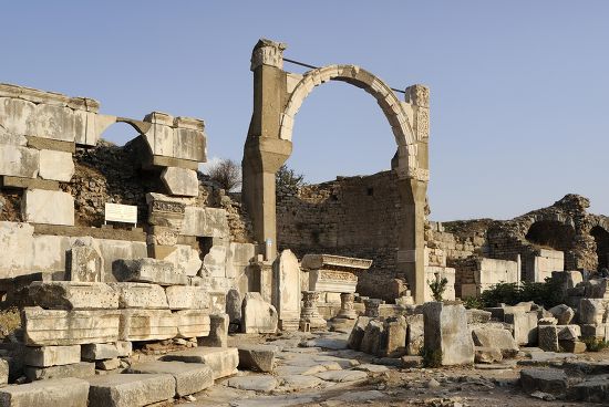 Excavations Ephesus Efes Pollio Building Tomb Editorial Stock Photo ...