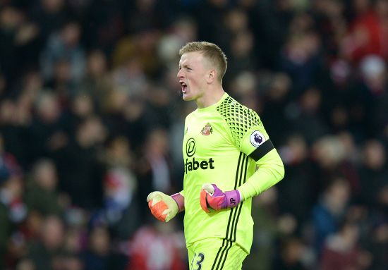 Jordan Pickford Sunderland Celebrates Final Whistle Editorial Stock ...