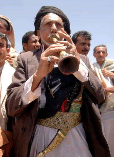 Yemeni Man Wearing Traditional Outfit Famous Editorial Stock Photo