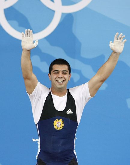 Tigran Gevorg Martirosyan Celebrates After Lifting Editorial Stock ...