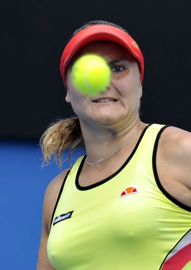 Nadia Petrova Russia Aims Ball During Editorial Stock Photo - Stock