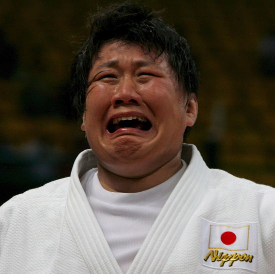 Japanese Midori Shintani Reacts After Beating Editorial Stock Photo