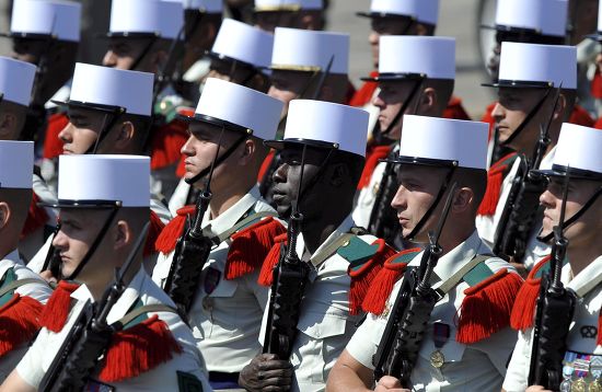 Troop French Foreign Legion 1st Engineers Editorial Stock Photo - Stock ...