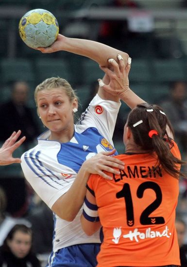 Irina Bliznova L Russian National Handball Editorial Stock Photo
