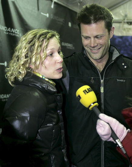 Actor Matt Keeslar R His Wife Editorial Stock Photo - Stock Image