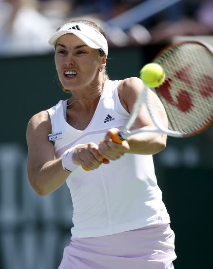 Martina Hingis Switzerland Hits Backhand Against Editorial Stock Photo ...