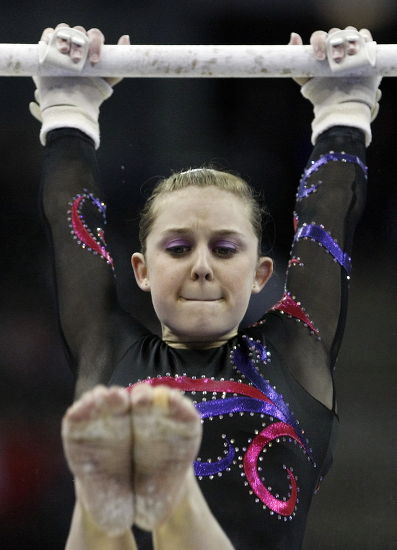 Austalian Gymnast Lauren Mitchell Performs On Photos éditoriales De Stock Images De Stock 