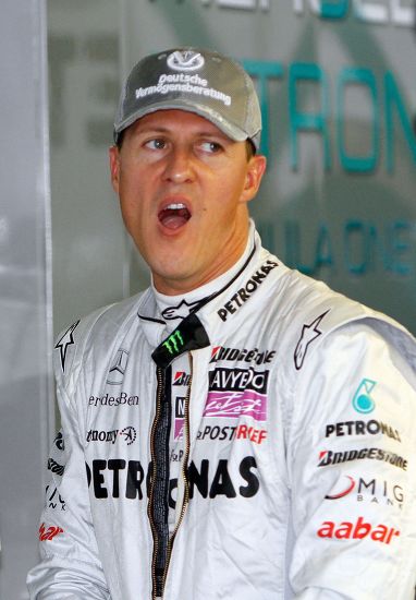 German Formula One Driver Michael Schumacher Editorial Stock Photo