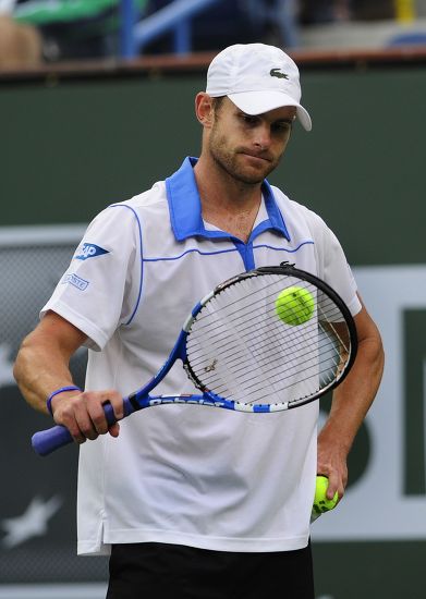 Andy Roddick Usa Looks His Racket Editorial Stock Photo - Stock Image ...