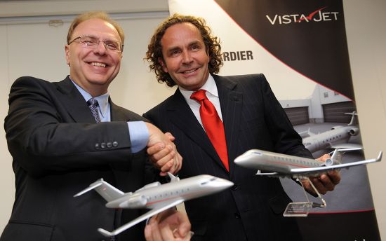 Bombardier President Steve Ridolfi L Vistajet Editorial Stock Photo ...