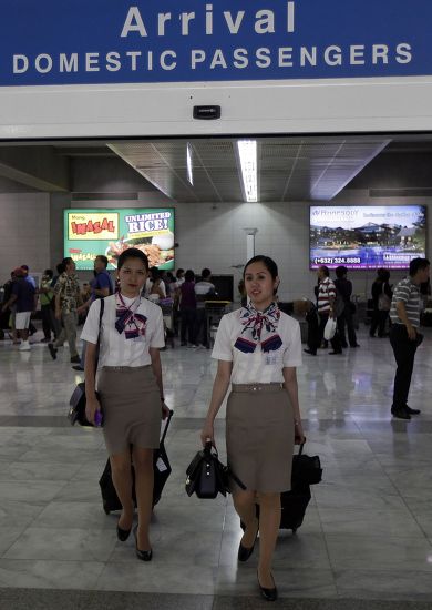 Philippine Airlines Cabin Crew Walk Terminal Editorial Stock Photo ...