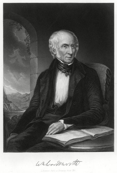 William Wordsworth Writer His Autograph 1770 Editorial Stock Photo ...