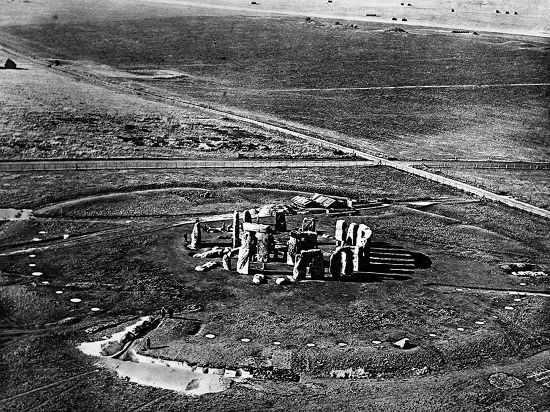 View Stonehenge Showing Excavations Which Were Editorial Stock Photo ...