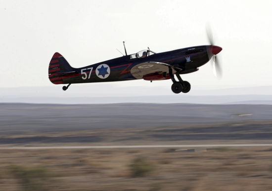 Israeli Air Forces Spitfire Performs During Editorial Stock Photo ...