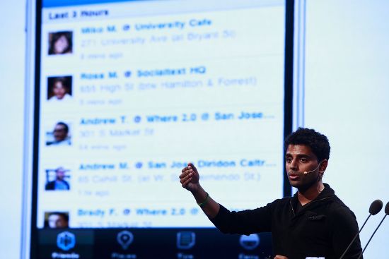 India Naveen Selvadurai Cofounder Foursquare Speaks Editorial Stock