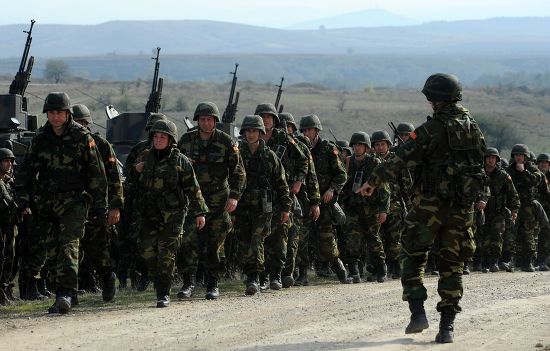 Macedonian Army Soldiers Seen During Military Editorial Stock Photo ...