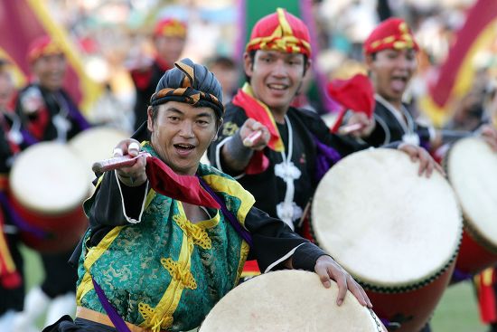 Okinawan Island Men Perform During 55th Editorial Stock Photo - Stock ...