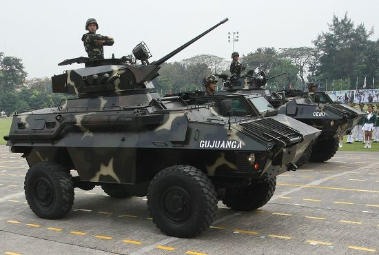 Armed Forces Philippines Troops Ride Armored Editorial Stock Photo ...