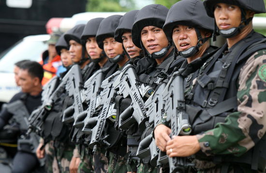 Members Elite Commando Unit Philippine National Editorial Stock Photo ...