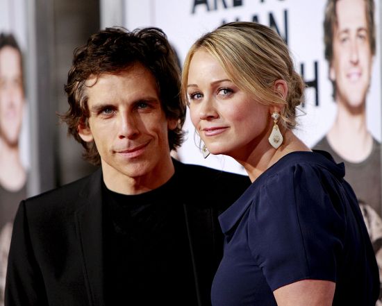 Us Actor Ben Stiller His Wife Editorial Stock Photo - Stock Image