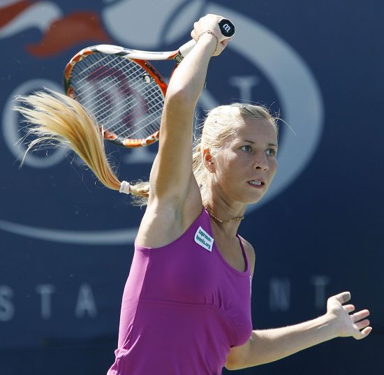 Alona Bondarenko Ukraine Hits Forehand Return Editorial Stock Photo ...