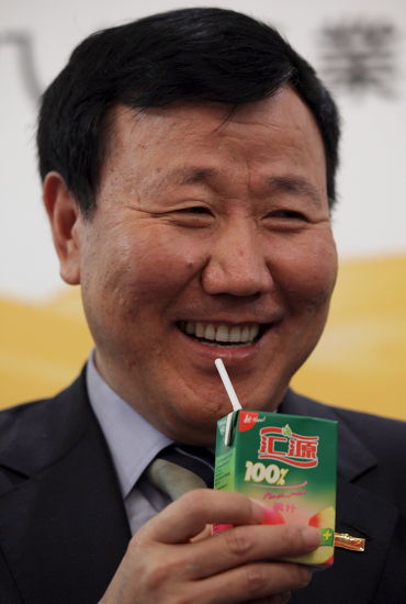 Zhu Xinli Founder Chairman China Huiyuan Editorial Stock Photo - Stock