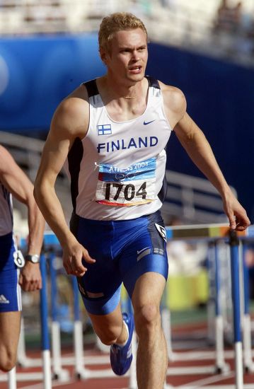 Finlands Jaakko Ojaniemi Finishes His Decathlon Editorial Stock Photo ...