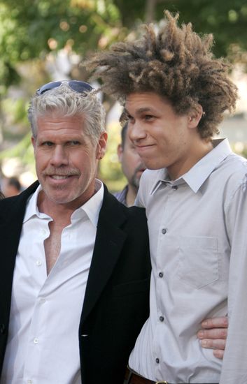 Ron Perlman Son Brandon Perlman Editorial Stock Photo - Stock Image ...