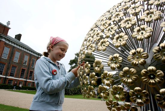 Young Girl Adds Gold Guilded Flower Editorial Stock Photo - Stock Image ...
