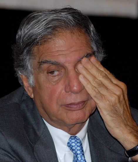 Ratan Tata Chairman Tata Group Gestures Editorial Stock Photo - Stock ...