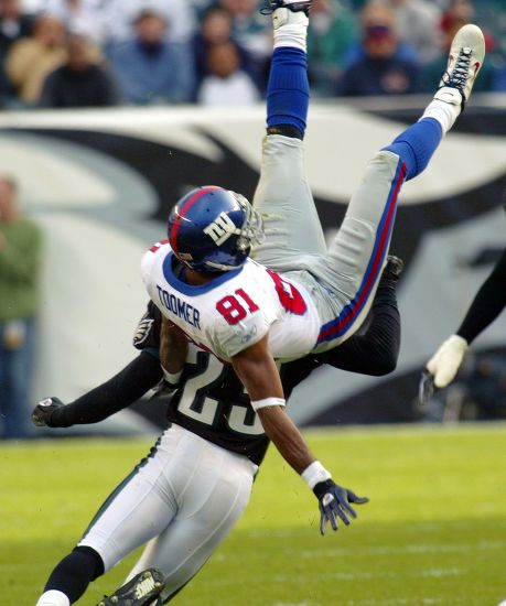 Amani Toomer Wide Receiver New York Editorial Stock Photo - Stock Image 