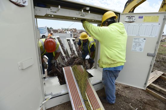 Att Employees Work On Telephone Network Editorial Stock Photo - Stock ...