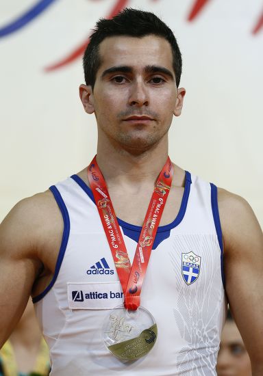 Greek Gymnast Vlasios Maras Poses His Editorial Stock Photo - Stock ...